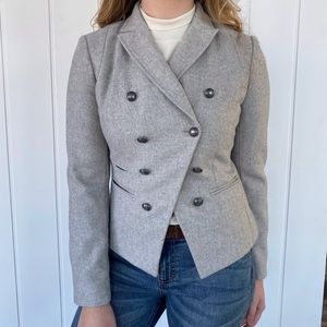 Banana Republic grey jacket. Sz petite brand new